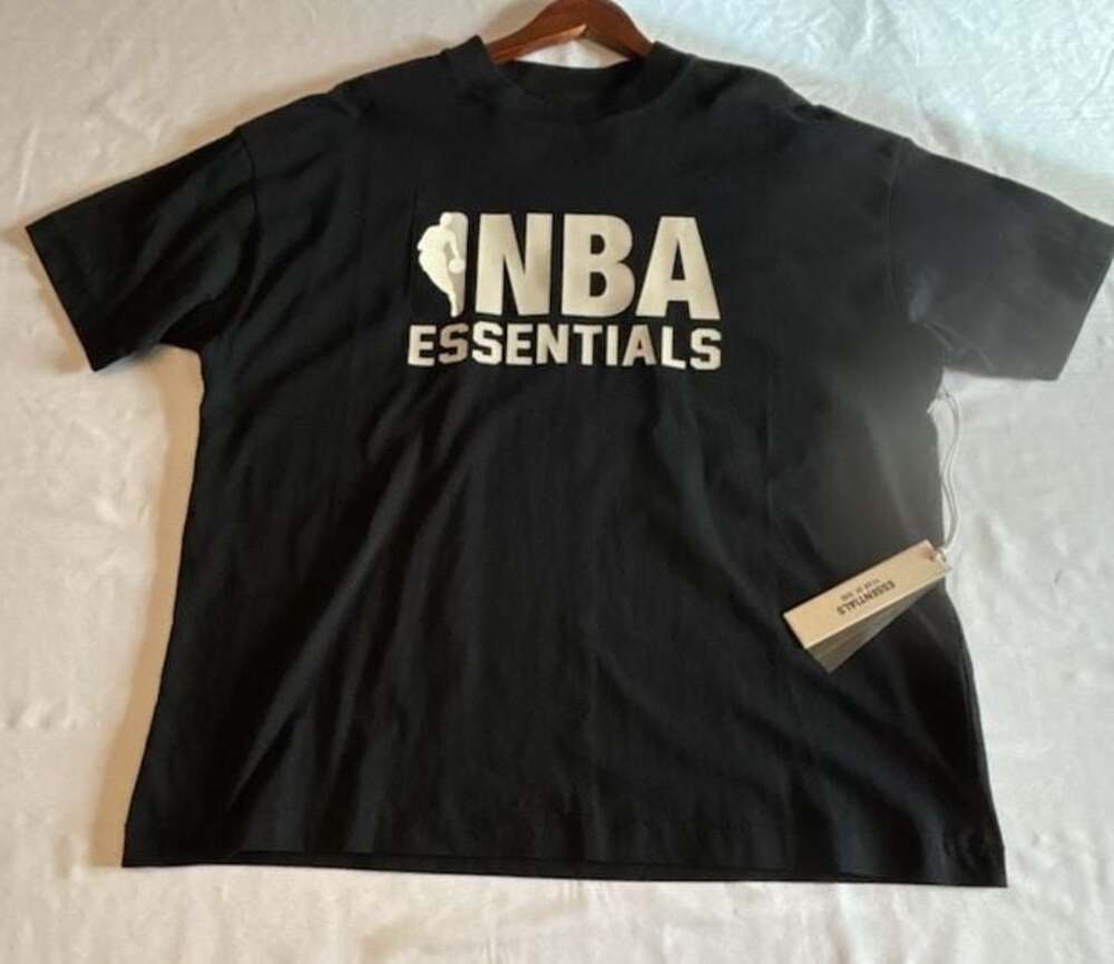 Fear of God Essentials x NBA Tee Black